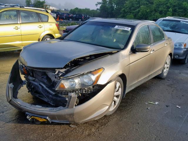 1HGCP26899A042757 - 2009 HONDA ACCORD EXL GOLD photo 2