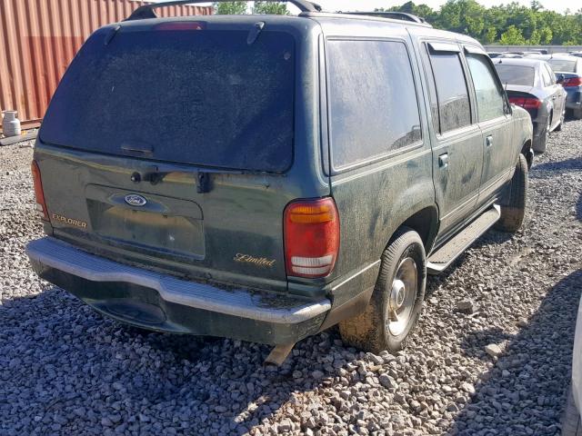 1FMZU34E8WZB18669 - 1998 FORD EXPLORER GREEN photo 4