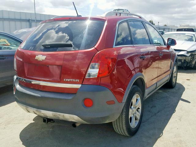 3GNAL2EK1DS603983 - 2013 CHEVROLET CAPTIVA LS 红色 照片 4