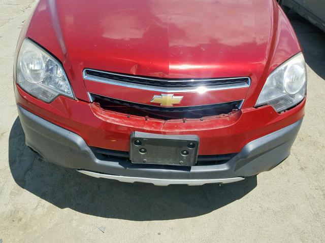 3GNAL2EK1DS603983 - 2013 CHEVROLET CAPTIVA LS 红色 照片 9