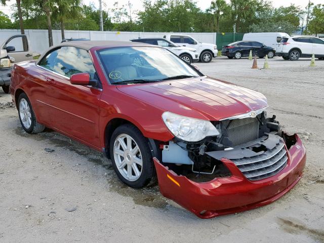 1C3LC55R58N689870 - 2008 CHRYSLER SEBRING TO RED photo 1