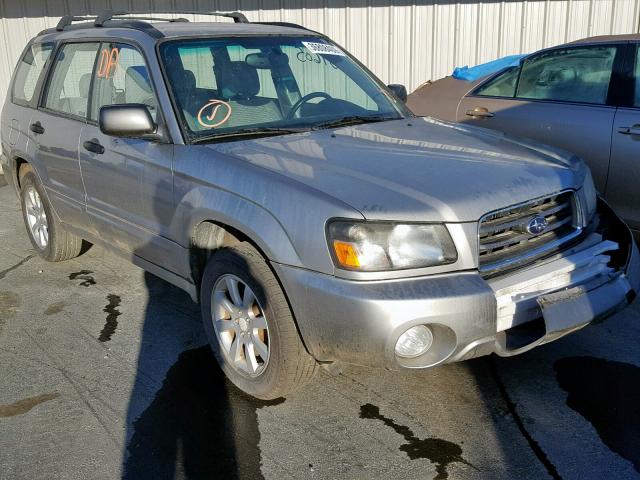 JF1SG65645G726789 - 2005 SUBARU FORESTER 2 GRAY photo 1