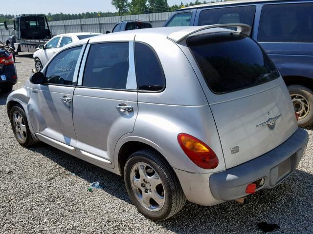 3C8FY4BB01T658204 - 2001 CHRYSLER PT CRUISER SILVER photo 3