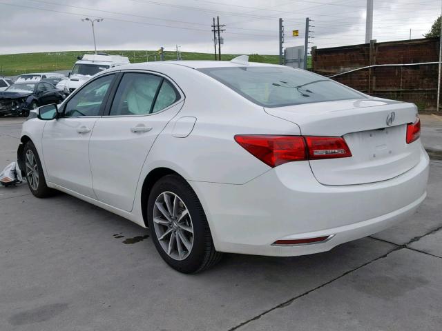 19UUB1F34JA011647 - 2018 ACURA TLX WHITE photo 3