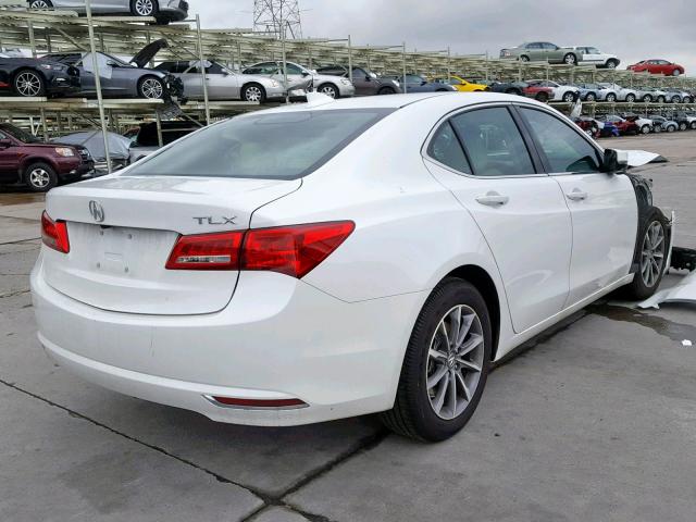 19UUB1F34JA011647 - 2018 ACURA TLX WHITE photo 4