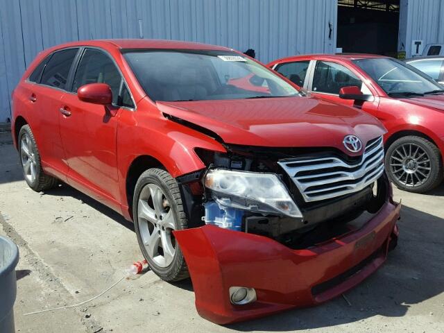 4T3BK11A69U012890 - 2009 TOYOTA VENZA BASE RED photo 1