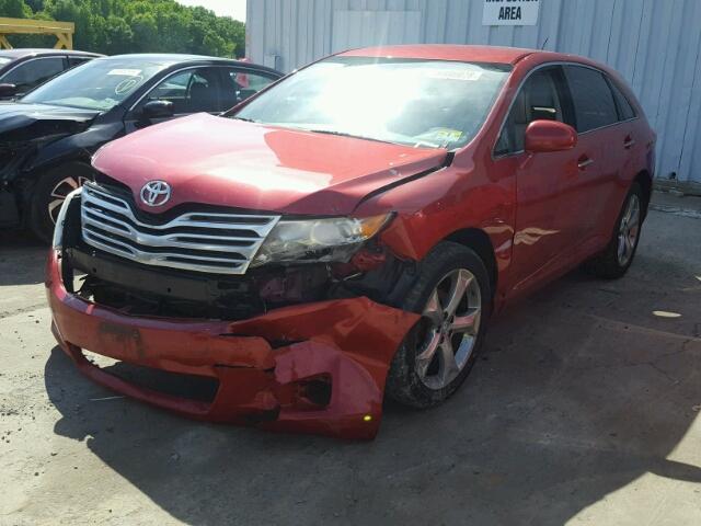 4T3BK11A69U012890 - 2009 TOYOTA VENZA BASE RED photo 2