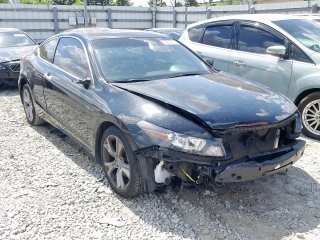 1HGCS2B8XCA006085 - 2012 HONDA ACCORD EXL BLACK photo 1