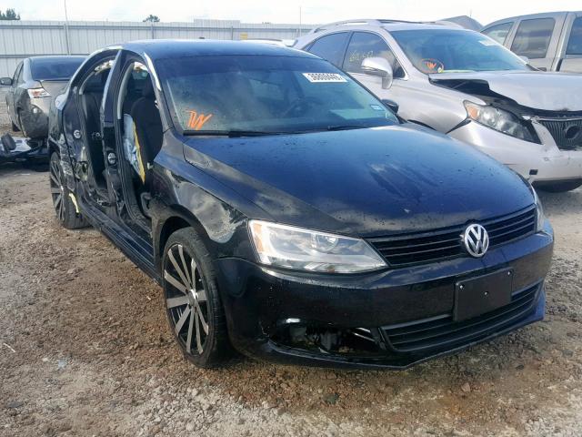 3VW2K7AJ7CM341168 - 2012 VOLKSWAGEN JETTA BASE BLACK photo 1