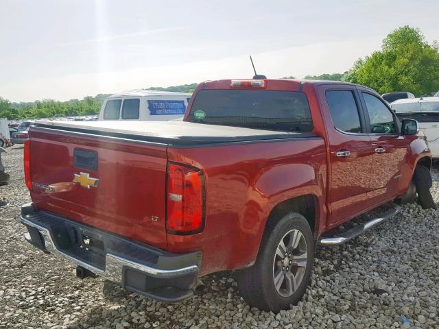 1GCGSCE32G1145560 - 2016 CHEVROLET COLORADO L RED photo 4