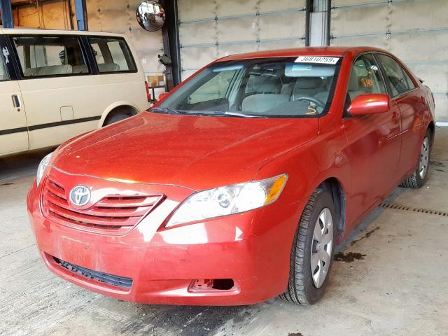 JTNBE46K273125810 - 2007 TOYOTA CAMRY NEW RED photo 2