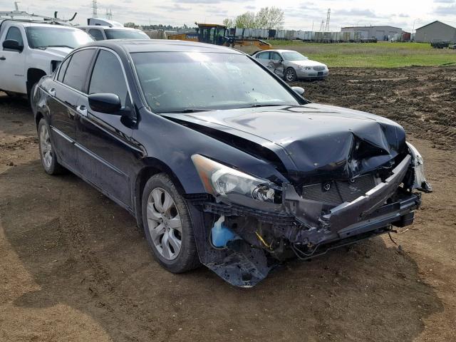 1HGCP36898A046165 - 2008 HONDA ACCORD EXL BLACK photo 1