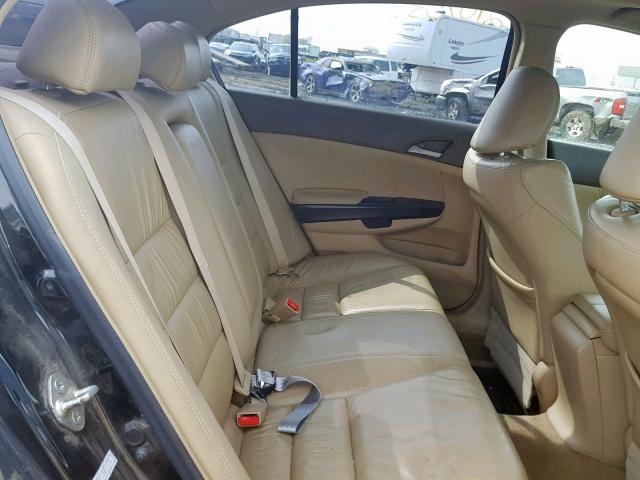 1HGCP36898A046165 - 2008 HONDA ACCORD EXL BLACK photo 6