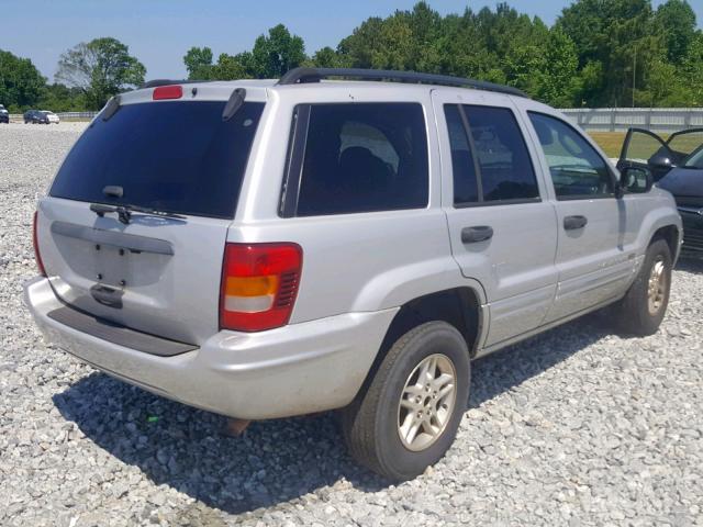 1J4GX48S84C167471 - 2004 JEEP GRAND CHER GRAY photo 4