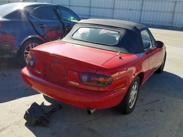 JM1NA3538T0701462 - 1996 MAZDA MX-5 MIATA RED photo 4