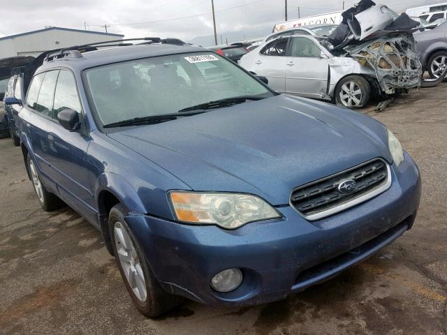 4S4BP61CX67334709 - 2006 SUBARU LEGACY OUT BLUE photo 1