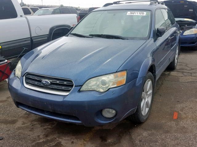 4S4BP61CX67334709 - 2006 SUBARU LEGACY OUT BLUE photo 2