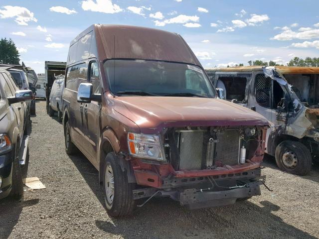 1N6AF0LX0CN118985 - 2012 NISSAN NV 2500 MAROON photo 1