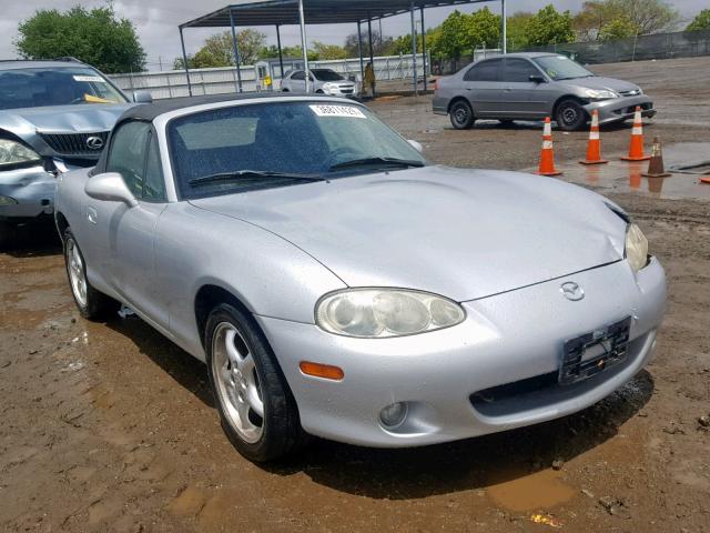 JM1NB353810202252 - 2001 MAZDA MX-5 MIATA SILVER photo 1