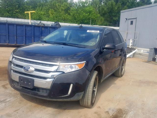 2FMDK4KC0DBE29746 - 2013 FORD EDGE LIMIT BLACK photo 2