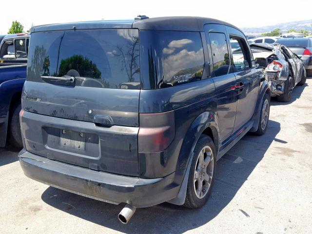 5J6YH18907L000541 - 2007 HONDA ELEMENT SC BLACK photo 4