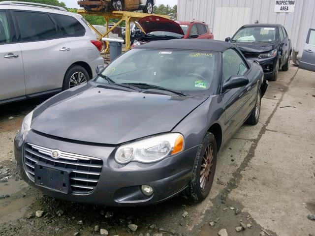 1C3EL55R25N576544 - 2005 CHRYSLER SEBRING TO GRAY photo 2