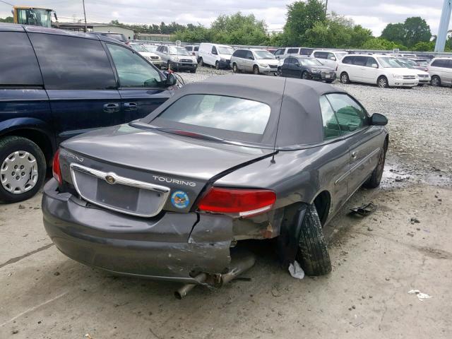 1C3EL55R25N576544 - 2005 CHRYSLER SEBRING TO GRAY photo 4