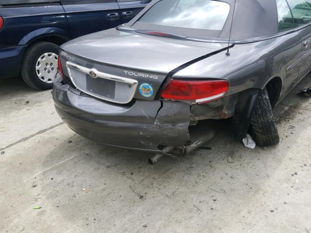 1C3EL55R25N576544 - 2005 CHRYSLER SEBRING TO GRAY photo 9