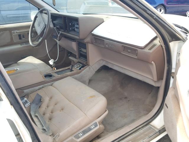 1G6KS53B5MU806690 - 1991 CADILLAC SEVILLE WHITE photo 5