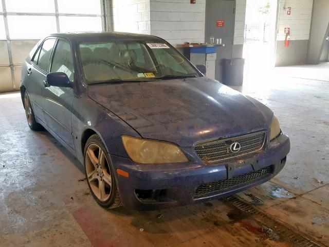 JTHBD182810015399 - 2001 LEXUS IS 300 BLUE photo 1