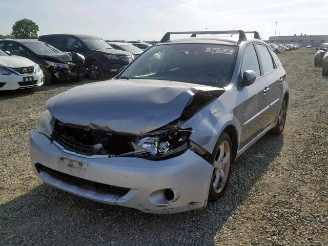 JF1GH63618G818436 - 2008 SUBARU IMPREZA OU SILVER photo 2