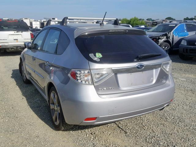 JF1GH63618G818436 - 2008 SUBARU IMPREZA OU SILVER photo 3