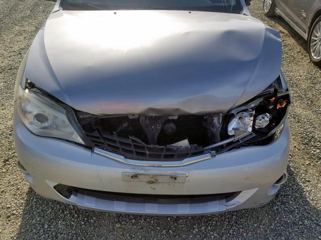 JF1GH63618G818436 - 2008 SUBARU IMPREZA OU SILVER photo 7