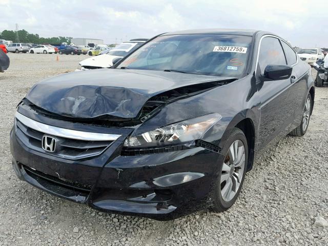 1HGCS1B81CA021214 - 2012 HONDA ACCORD EXL BLACK photo 2