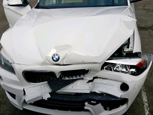 WBAVL1C57EVR94809 - 2014 BMW X1 XDRIVE2 WHITE photo 7