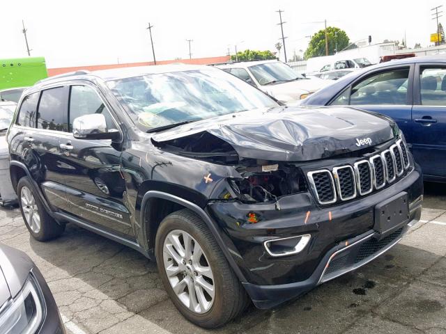 1C4RJEBG7HC634055 - 2017 JEEP GRAND CHER BLACK photo 1