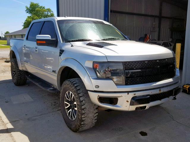 1FTFW1R67DFC39540 - 2013 FORD F150 SVT R SILVER photo 1