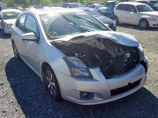 3N1AB6AP9CL610745 - 2012 NISSAN SENTRA 2.0 SILVER photo 1