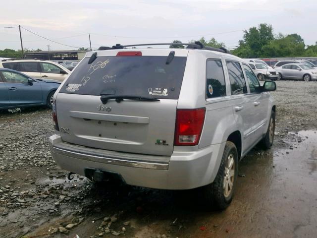 1J8HR58TX9C538729 - 2009 JEEP GRAND CHER SILVER photo 4