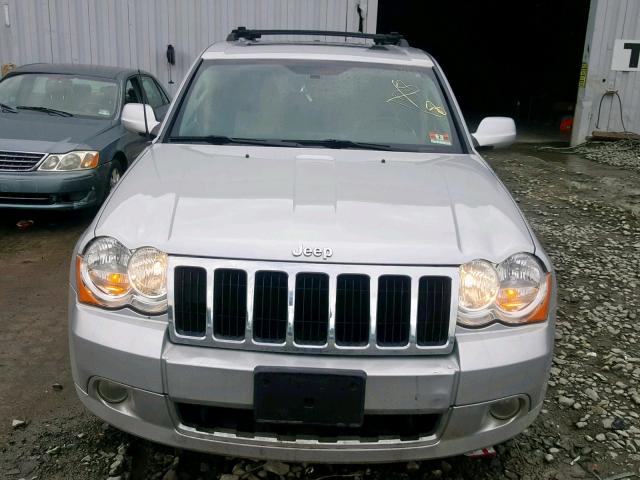 1J8HR58TX9C538729 - 2009 JEEP GRAND CHER SILVER photo 9