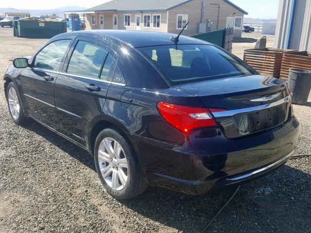 1C3CCBAB1CN317278 - 2012 CHRYSLER 200 LX BLACK photo 3