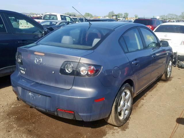 JM1BK323881842151 - 2008 MAZDA 3 S BLUE photo 4