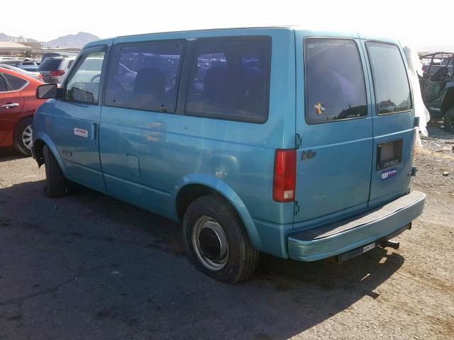 1GNDM15Z8PB118399 - 1993 CHEVROLET ASTRO BLUE photo 3