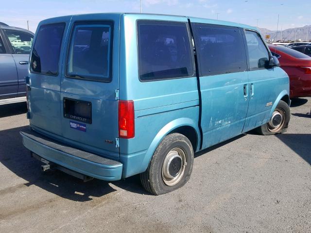 1GNDM15Z8PB118399 - 1993 CHEVROLET ASTRO BLUE photo 4