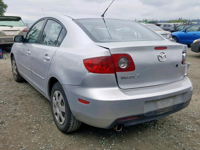 JM1BK12F561515573 - 2006 MAZDA 3 I GRAY photo 3