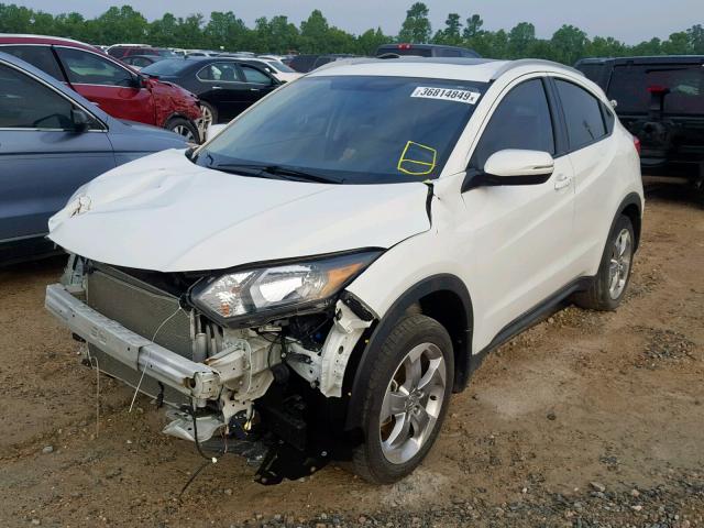 3CZRU5H74HM726750 - 2017 HONDA HR-V EXL WHITE photo 2