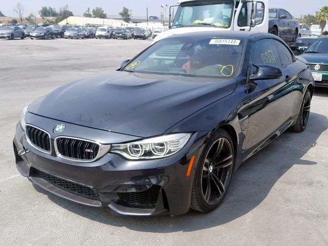 WBS3U9C51GP969460 - 2016 BMW M4 BLACK photo 2