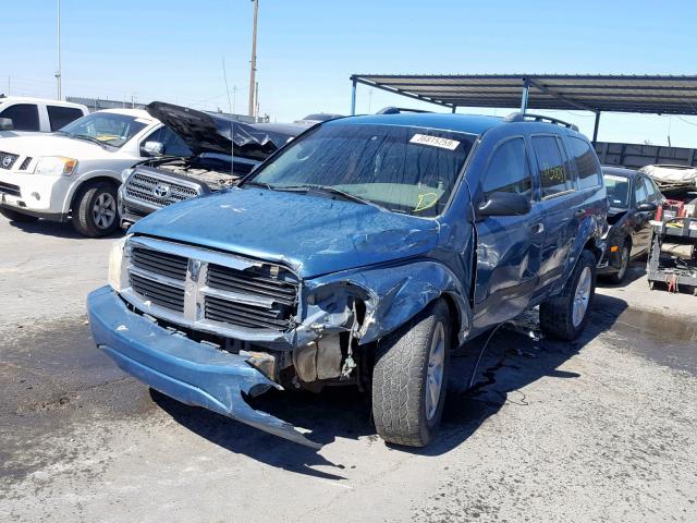 1D4HD48N76F160996 - 2006 DODGE DURANGO SL BLUE photo 2