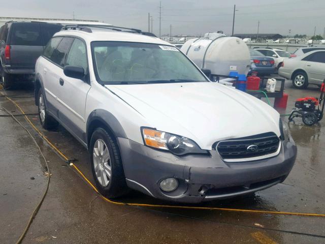 4S4BP61C257369291 - 2005 SUBARU LEGACY OUT WHITE photo 1