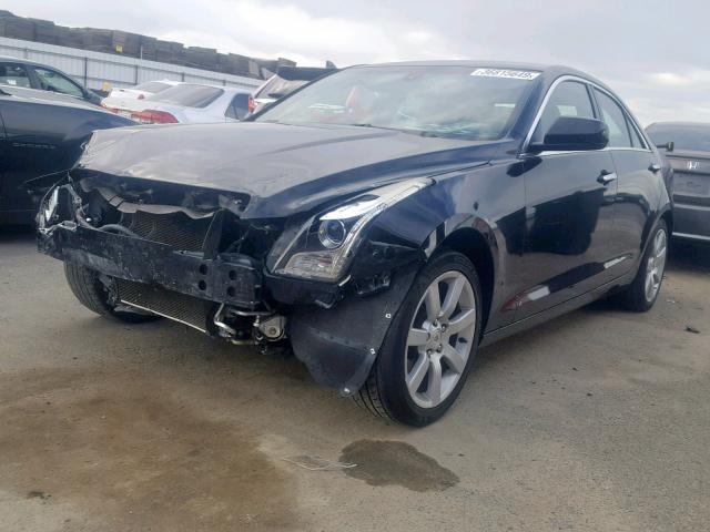 1G6AA5RA6E0112547 - 2014 CADILLAC ATS BLACK photo 2